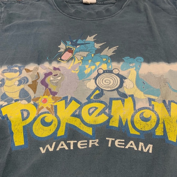 Vintage Pokémon Water Team Shirt - Picture 2 of 8